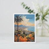 Cannes Frankreich Reise Ästhetik Postkarte (Stehend Vorderseite)