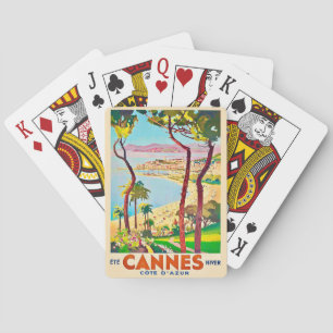 Cannes Frankreich Reise Spielkarten