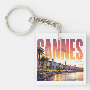 Cannes Frankreich Riviera Goldene Küste Schlüsselanhänger