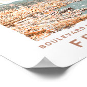 Cannes - Frankreich - Riviera Vintag Poster (Ecke)