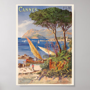 Cannes Frankreich Vintage Poster 1900