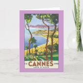 Cannes Landscap Greeting Card Karte (Vorderseite)