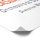 Cannes l'hiver France Vintage Travel Poster (Ecke)