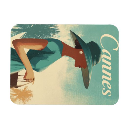 Cannes Mode Vintag Magnet (Horizontal)