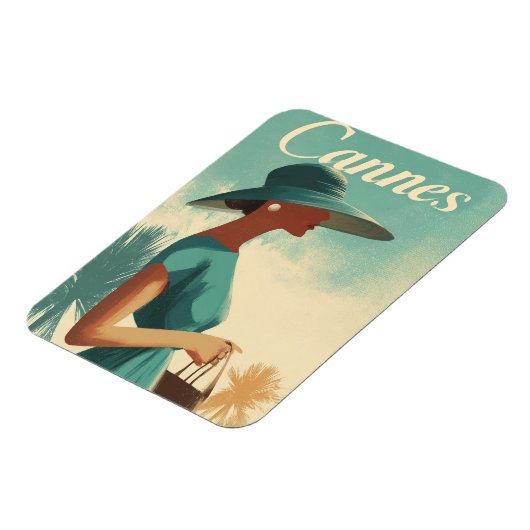 Cannes Mode Vintag Magnet (Linke Seite)