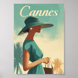 Cannes Mode Vintage Poster