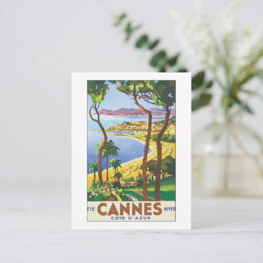 Cannes Postkarte (Stehend Vorderseite)