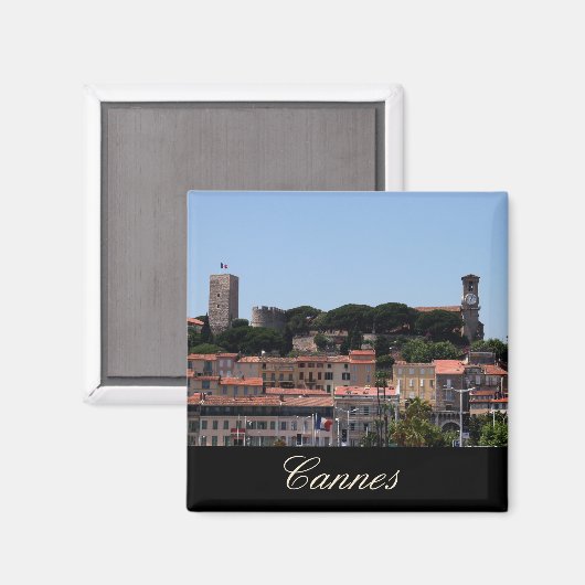 Cannes, Provence Magnet (Vorderseite/Rückseite)