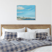 Cannes Sea Front 2014 Leinwanddruck (Insitu (Schlafzimmer))