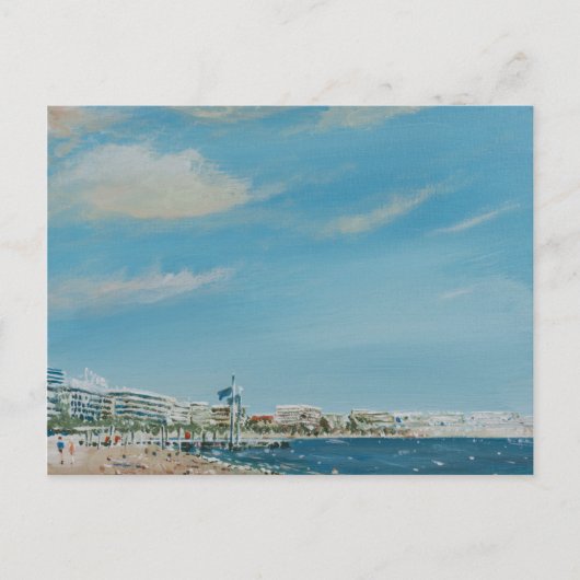 Cannes Sea Front 2014 Postkarte (Vorderseite)