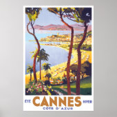 Cannes Travel Poster (Vorne)
