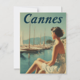 Cannes Vintage Postkarte