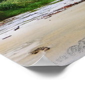 Cannibal Bay : Caitlins : New Zealand Poster (Ecke)