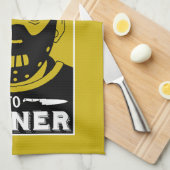 Cannibal Cook Geschenk Geschirrtuch (Viertel Falte)