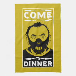 Cannibal Cook Geschenk Geschirrtuch