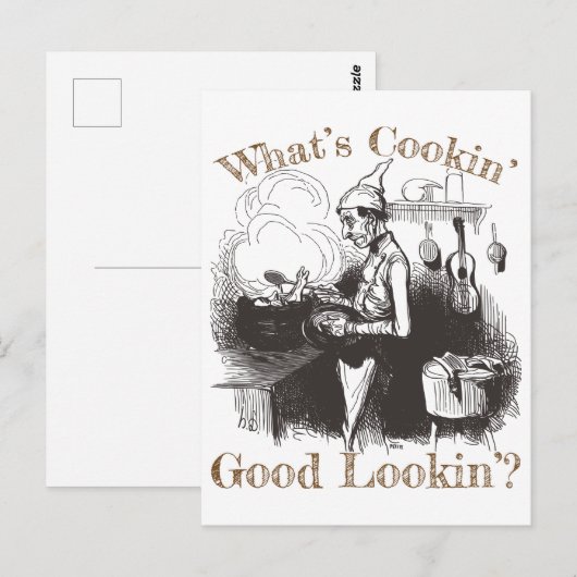 Cannibal Cook Postkarte (Vorne/Hinten)