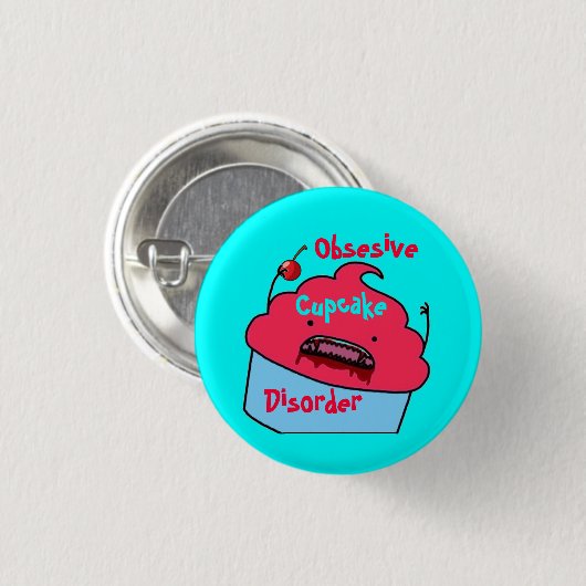 Cannibal Cupcake button (Vorne & Hinten)