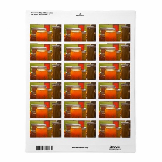 Canning Adressaufkleber (Vorne)