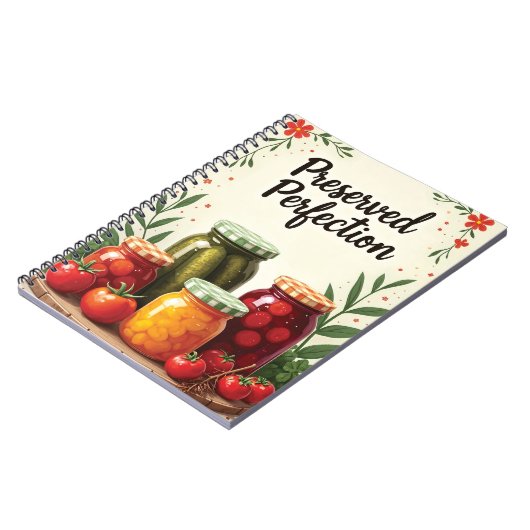 Canning and Fermentation Recipes Notizblock (Linke Seite)