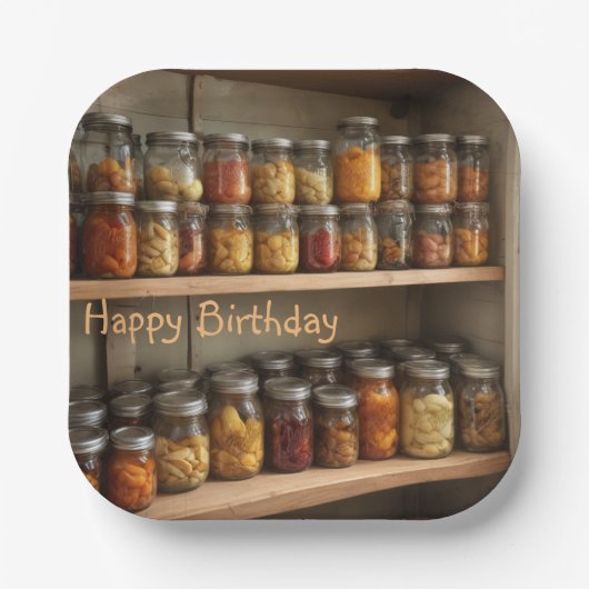 Canning Birthday Pappteller (Vorderseite)