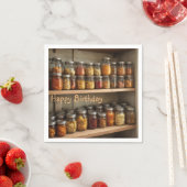 Canning Birthday Serviette (Beispiel)