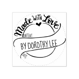 Canning Briefmarke - hergestellt mit Liebe Persona Gummistempel