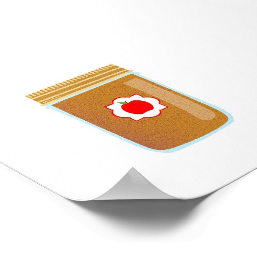 Canning Food - Apple Butter Poster (Ecke)