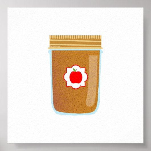 Canning Food - Apple Butter Poster (Vorne)