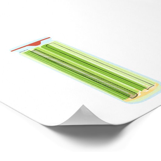 Canning Food - pickled Celery Poster (Ecke)