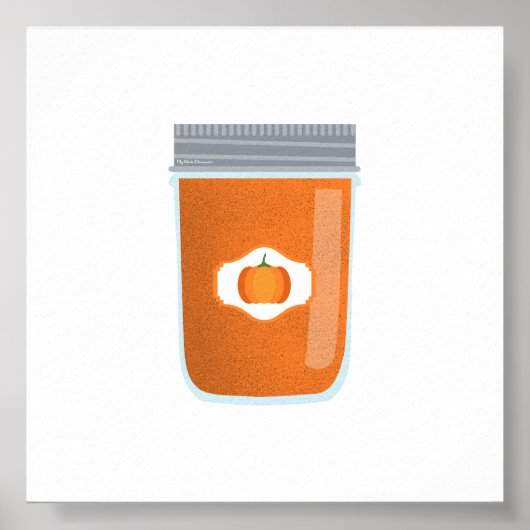 Canning Food - Pumpkin Butter Poster (Vorne)