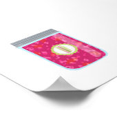 Canning Food - Rhubarb Jam Poster (Ecke)