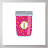 Canning Food - Rhubarb Jam Poster (Vorne)