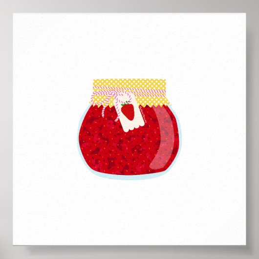 Canning Food - Small Strawberry Jam Poster (Vorne)