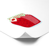 Canning Food - Strawberry Jam Poster (Ecke)