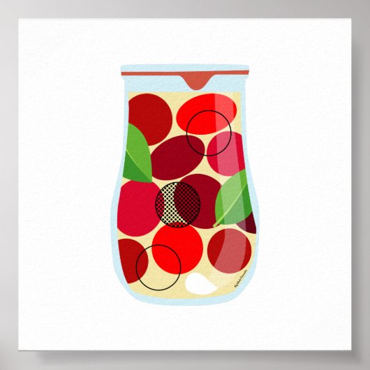 Canning Food - Tomaten Poster (Vorne)