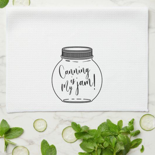Canning ist mein Jam Jar Canning Saison Küchentuch (Gefaltet)