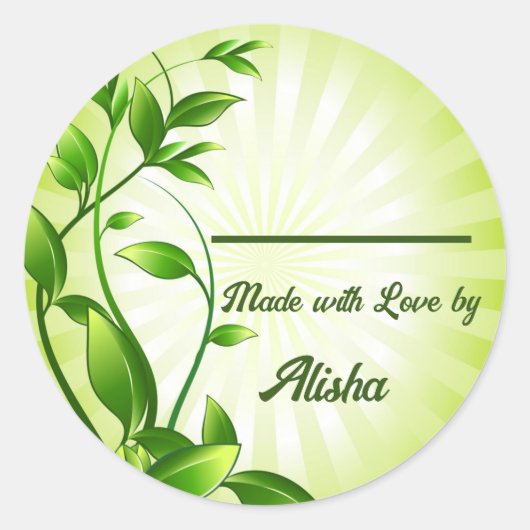 Canning Jar Lid Labels Runder Aufkleber (Vorderseite)