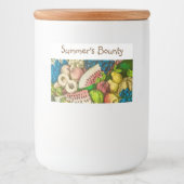 Canning Labels Lebensmitteletikett (Vorderseite)