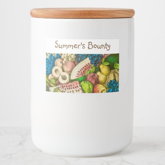 Canning Labels Lebensmitteletikett (Vorderseite)