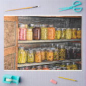 Canning Mason Jars Shelf Dekoupage Tissue Paper Seidenpapier (Basteln)