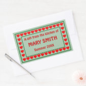 Canning, Preservation, Jarring Labels to Customiza Rechteckiger Aufkleber (Umschlag)