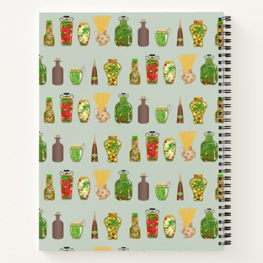 Canning Reecipes Family Heirloom Keepake Journal Notizblock (Rückseite)