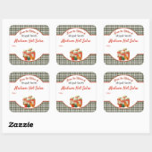 Canning Salsa Veggies Square Sticker (Blatt)