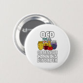 Canning Season Gift Jar Pickling Gardener _1 Button (Vorne & Hinten)