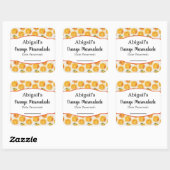 Canning Sticker Orange Frucht (Blatt)