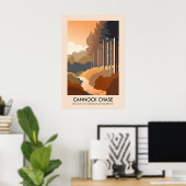Cannock Chase AONB Reiseplakat Poster (Heimbüro)