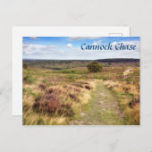 Cannock Chase in Staffordshire Souvenir Foto Postkarte (Vorne/Hinten)