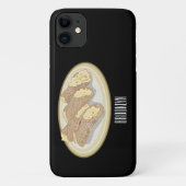 Cannoli-Cartoon-Abbildung Case-Mate iPhone Hülle (Rückseite)