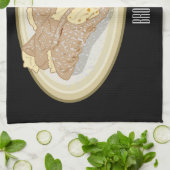 Cannoli-Cartoon-Abbildung Geschirrtuch (Gefaltet)