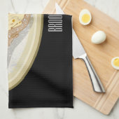 Cannoli-Cartoon-Abbildung Geschirrtuch (Viertel Falte)